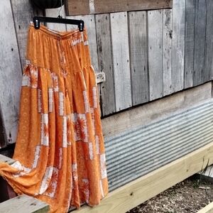 Palazzo Pant By Kantha Bae In Silk